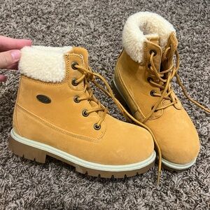 Kids Tan Boots NWOT